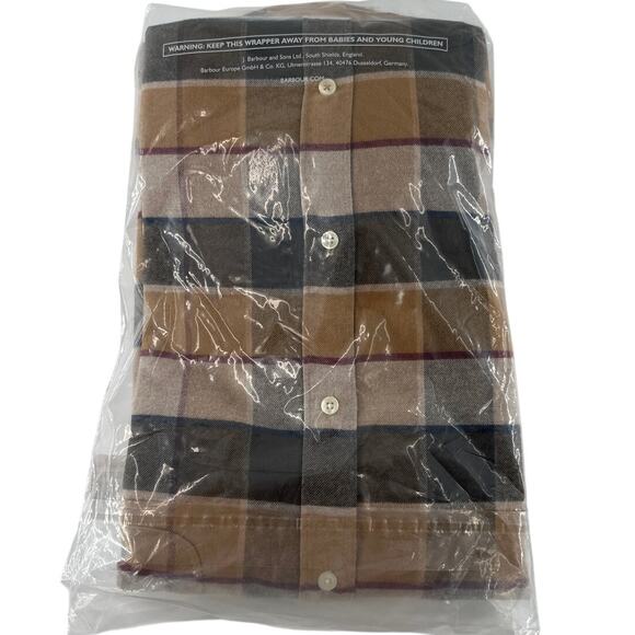 Barbour Men's Valley Tailored Checked Shirt Size XXL - Picture 6 of 10